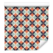 Modna tapeta z retro vzorcem za dnevno sobo in spalnico 50x1000 cm