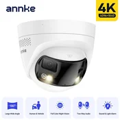 KJB IP kamera PoE 8 MP z dvojnim objektivom in vidnim kotom 180° Kamera 8 MP
