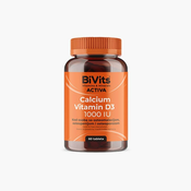 Bivits Activa Kalcijum + Vitamin D3, 60 tableta