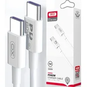 XO NB-Q190A hitri PD kabel USB C - USB C 1m 60W bel