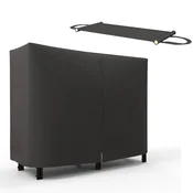 Homestar Stojalo za drva 120x36x99 cm Črno