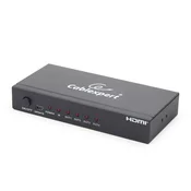 Gembird Gembird DSP-4PH4-02 HDMI razdelilnik, 4x HDMI izhod, 3D podpora, 225 MHz, črn, idealen za dom in pisarno