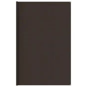 Vidaxl Preproga za šotor 400x400 cm rjava