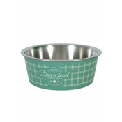 Zolux Pasja skleda iz nerjavečega jekla FOOD DOG 750ml zelena