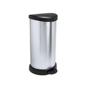 Curver Kanta Deco Bin, 40 l, Srebrna