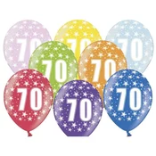 PartyDeco Baloni za 70 rojstni dan