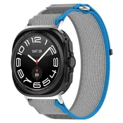 Silikonski pas Techsuit W054 za Samsung Galaxy Watch Ultra 47mm/Galaxy Watch Ultra 2 - siv/moder