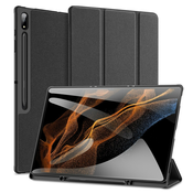 Etui Skin za Samsung Galaxy Tab S8 Ultra iz umetnega usnja - črn
