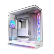 NZXT Gaming kucište H9 Flow, Mid Tower, RGB+, Belo