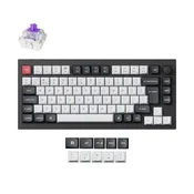 Keychron Q1 HE brezžična magnetna tipkovnica, QMK Custom, Hall Effect, Carbon Black (Q1H-M1-UK)