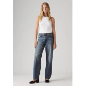 Levis for woman. A3494-0037 Baggy Jeans Dad blue (31/32), Casual, Cotton, Denim