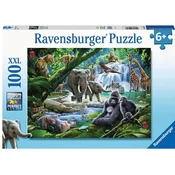 Ravensburger - Puzzle Živali iz džungle XXL - 100 kosov