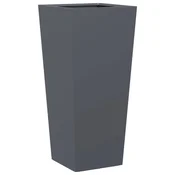 Vidaxl Vrtno korito antracit 35x35x75 cm jeklo