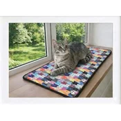 shumee Mačja blazina za okensko polico 70x30 cm, Meow - vodoodporna, udobna in stabilna z 2 samolepilnima trakovoma