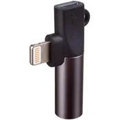 Akyga adapter Lightning/Lightning/Jack 3,5 mm/ABS/črna