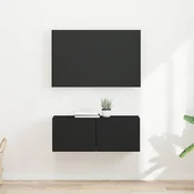 TV zidni ormar 2 pcs Crna 39 x 31 x 29,5 cm Konstruirano drvo