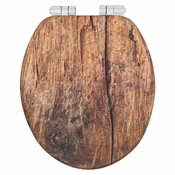 WC deska s počasnim zapiranjem 37 x 43 cm Rustic – Wenko