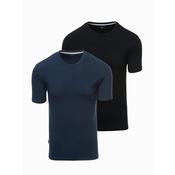 Ombre Set of mens t-shirts with round neckline