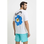 Pamucna majica Guess FLOWER za muškarce, boja: bijela, s tiskom, F4GI01 I3Z11