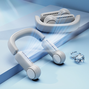 Generic Zložljiv USB ventilator z ovratnim trakom za polnjenje s 3 hitrostmi in kablom Type-C, prenosni ovratni ventilator brez rezil za na prostem, v pisarni,, (21125956)