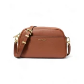 Michael Kors for woman. 32F5GJ6C5L Jet Set small camera shoulder bag in brown leather (OSFA), Casual