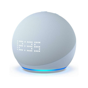 Smart zvucnik Amazon - Echo Dot 5, sa satom, plavi