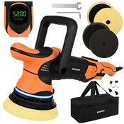 Northix 1000 W polirni stroj za avtomobile z dvojnim delovanjem, 125 mm, LED zaslon