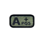 shumee Našitek krvne skupine A pos acu-foliage - magnetna podlaga - vezen našitek/značka/emblem