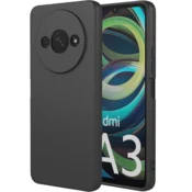 GS Ovitek za Xiaomi Redmi A3, Silikonski Lite, črn