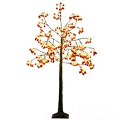 COSTWAY Umetno božično drevo z lučkami LED drevo 150 cm, (5000091453)