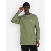 REELL Staple Logo moška majica z dolgimi rokavi olive