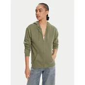 Roxy Jopa Surf Stoked Zipped Brushed ERJFT05022 Zelena Regular Fit