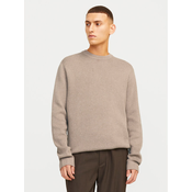 Jack & Jones Džemper Milano 12259666 Siva Relaxed Fit