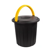 Northix Eco Solution - Afvalemmer met Deksel 25L - Rumena