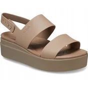 Crocs Sandali Brooklyn Low Wedge W 206453 Bež