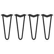 MONSTER 4 x 12 sponke za lase - 2 kraka - 12 mm - črne, (5000151875)