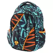 Play Školski ranac za decake Orange lines Apollo 253, 41x31x21cm, Šareni