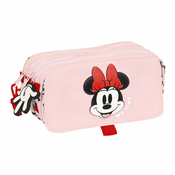 NEW Trojna peresnica Minnie Mouse Me time Roza (21,5 x 10 x 8 cm)