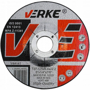 Verke Brusilno kolo za kovine 125 mmx6,4 mmx22,2 mm