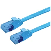 VALUE Value 21992051 RJ45 omrežni kabel\, Patch kabel CAT 6a U/UTP 1.00 m modra 1 kos, (20630835)