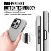 Silikonski ovitek GripFlex za Samsung Galaxy A15 5G - srebrna