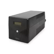 Digitus DN-170074 brezprekinitvena napajalna oprema (UPS) Brezprekinitveno napajanje 0,6 kVA 600 W 4 vtičnica(-e) AC