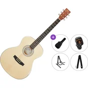SX SO204G Premium SET Natural Akustična kitara