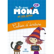 Je lis avec Mona et ses amis CP - Cahier décriture
