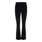 Black womens flared fit pants Vero Moda Kamma - Women