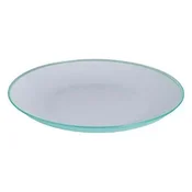 shumee Aura PLASTIČNI KROŽNIK bela/mint 25,1 cm iz polistirena