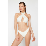 Trendyol Bridal Ecru High Leg Regular Bikini Bottom