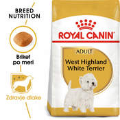 Ekonomicno pakiranje: Royal Canin Breed - West Highland White Terrier Adult  (2 x 3kg)