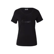 EA7 Emporio Armani Majica srebrno-siva / črna