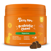 Zesty Paws Probiotic Chews priboljški z bučo - 90 žvečilnih tablet